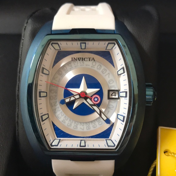 Invicta Marvel Captain America Watch NWT Limited - Picture 2 of 8